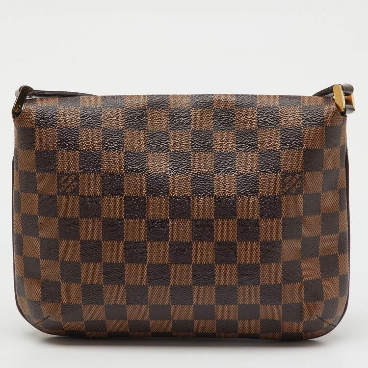 مملوكة مسبقًا Louis Vuitton Damier Ebene Canvas Musette Tango Bag