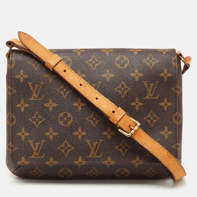Pre Owned Louis Vuitton Monogram Canvas Musette Tango Bag