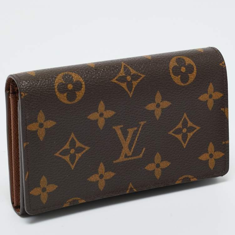 Pre Owned Louis Vuitton Monogram Canvas Porte Monnaie Tresor Wallet