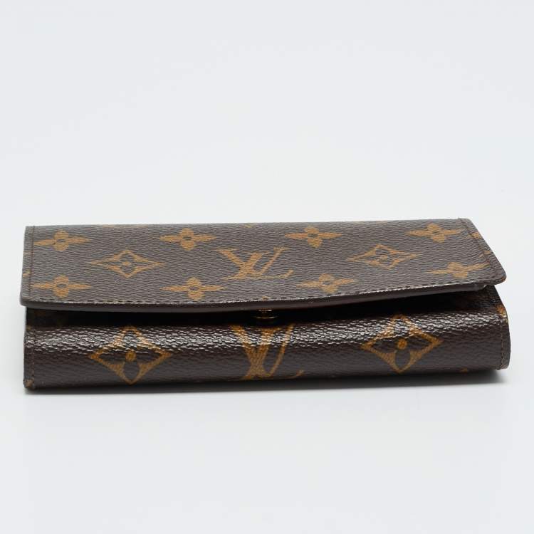 Pre Owned Louis Vuitton Monogram Canvas Porte Monnaie Tresor Wallet