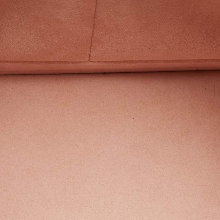 Pre Owned Louis Vuitton Metallic Peach Epi Leather Alma PM Bag