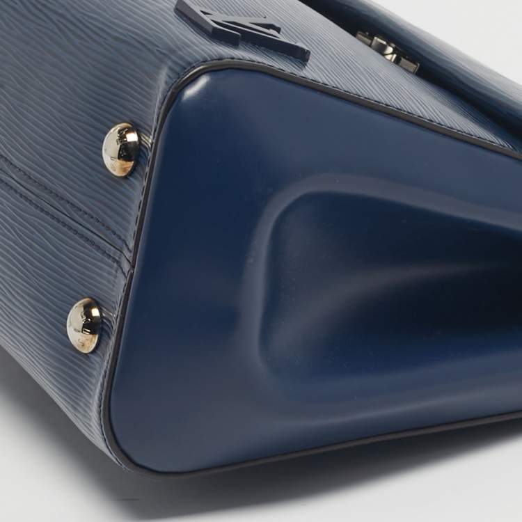 Pre Owned Louis Vuitton Blueberry Epi Leather Cluny MM Bag