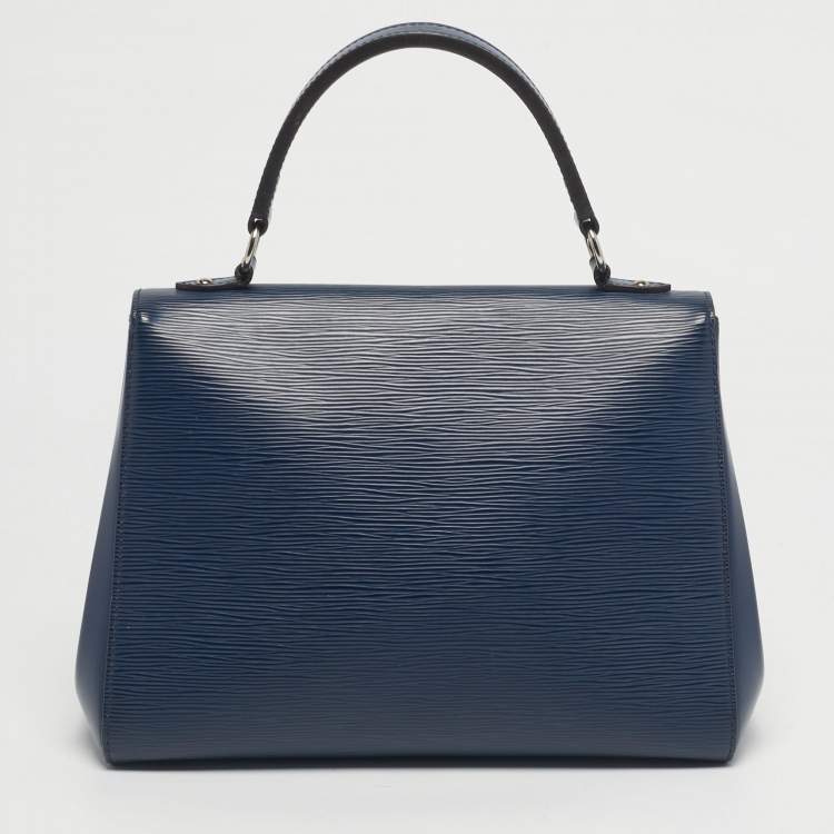 Pre Owned Louis Vuitton Blueberry Epi Leather Cluny MM Bag
