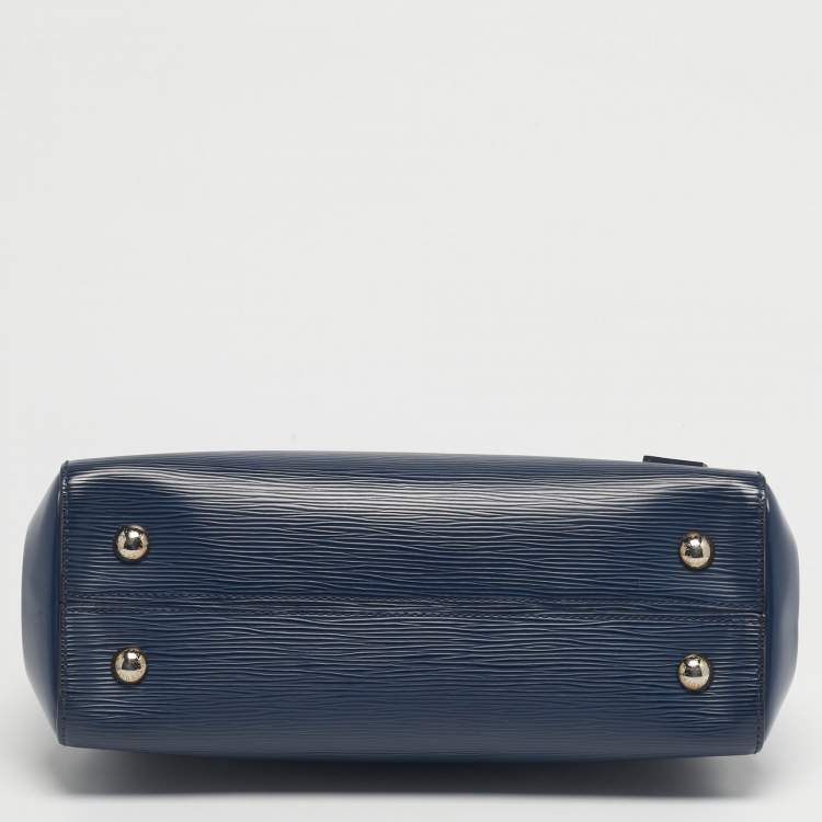 Pre Owned Louis Vuitton Blueberry Epi Leather Cluny MM Bag