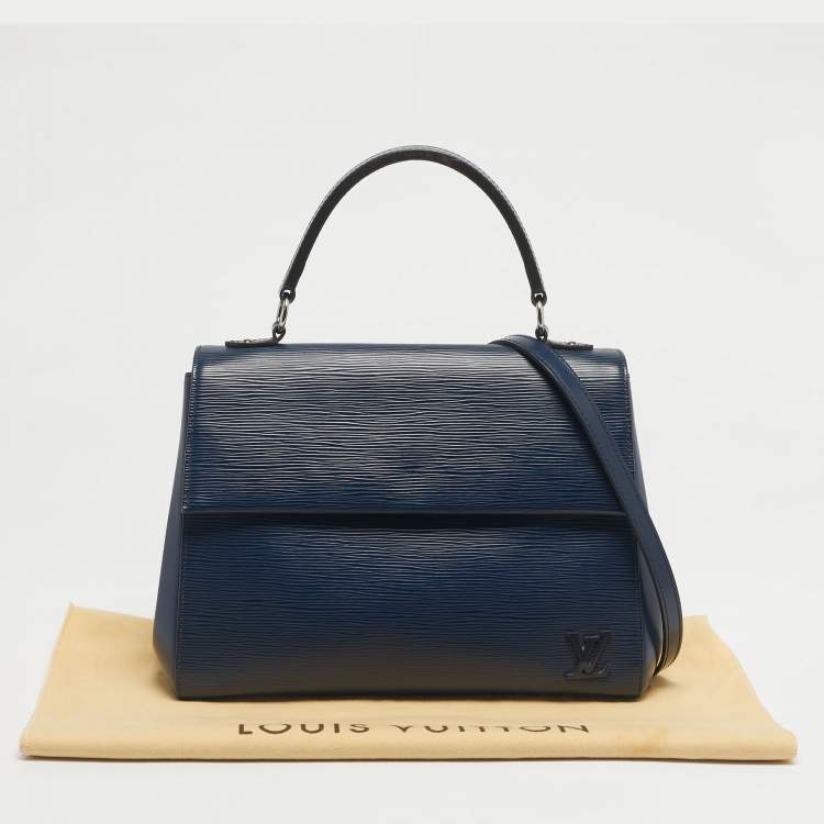 Pre Owned Louis Vuitton Blueberry Epi Leather Cluny MM Bag