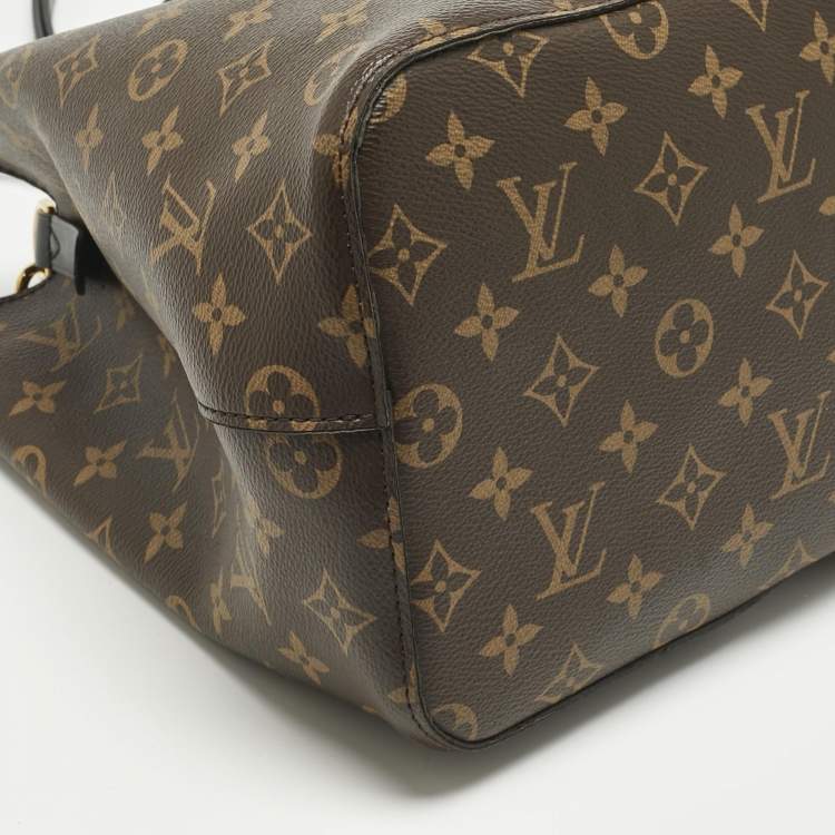 Pre Owned Louis Vuitton Black Monogram Canvas NeoNoe MM Bag