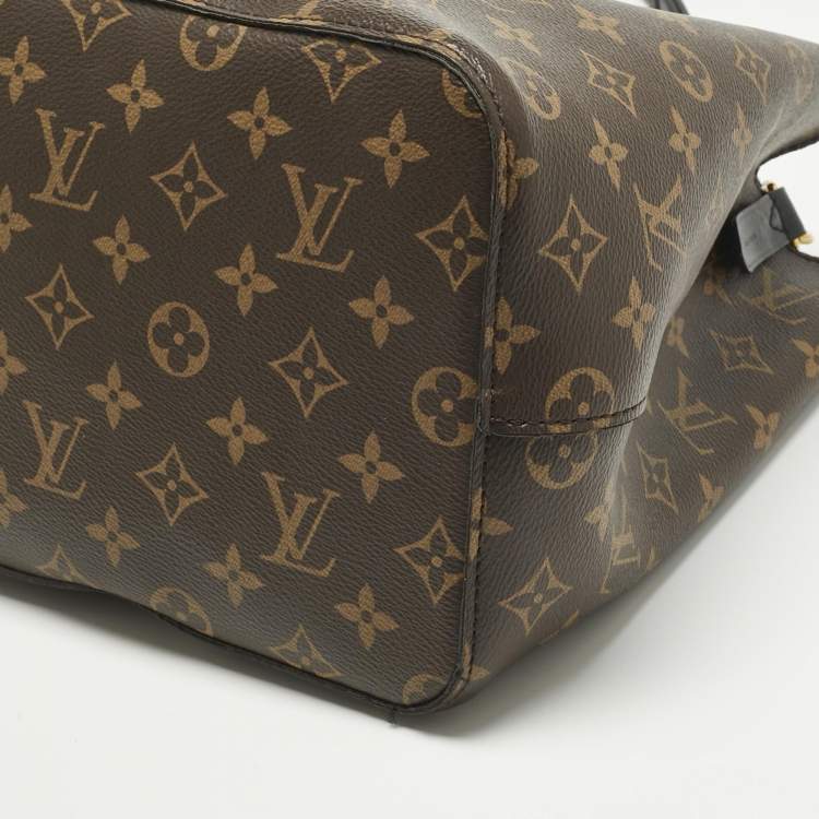 Pre Owned Louis Vuitton Black Monogram Canvas NeoNoe MM Bag