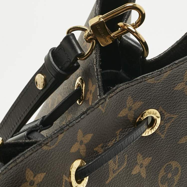 Pre Owned Louis Vuitton Black Monogram Canvas NeoNoe MM Bag