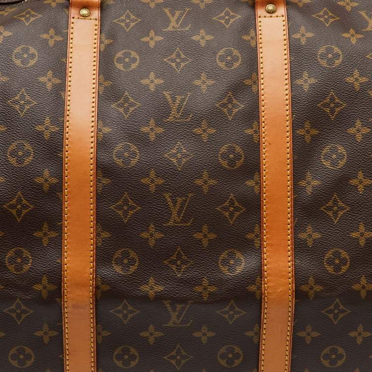 Pre Owned Louis Vuitton Monogram Canvas Keepall Bandoulière 60 Bag