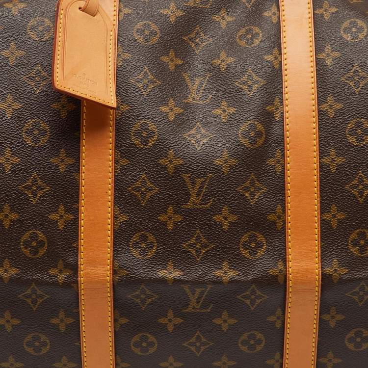 Pre Owned Louis Vuitton Monogram Canvas Keepall Bandoulière 60 Bag