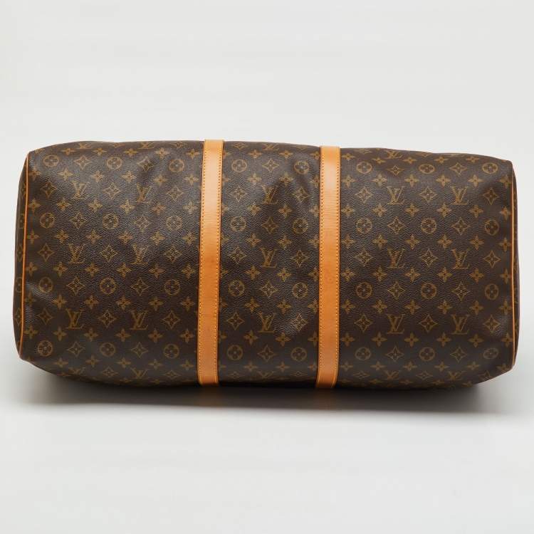 Pre Owned Louis Vuitton Monogram Canvas Keepall Bandoulière 60 Bag