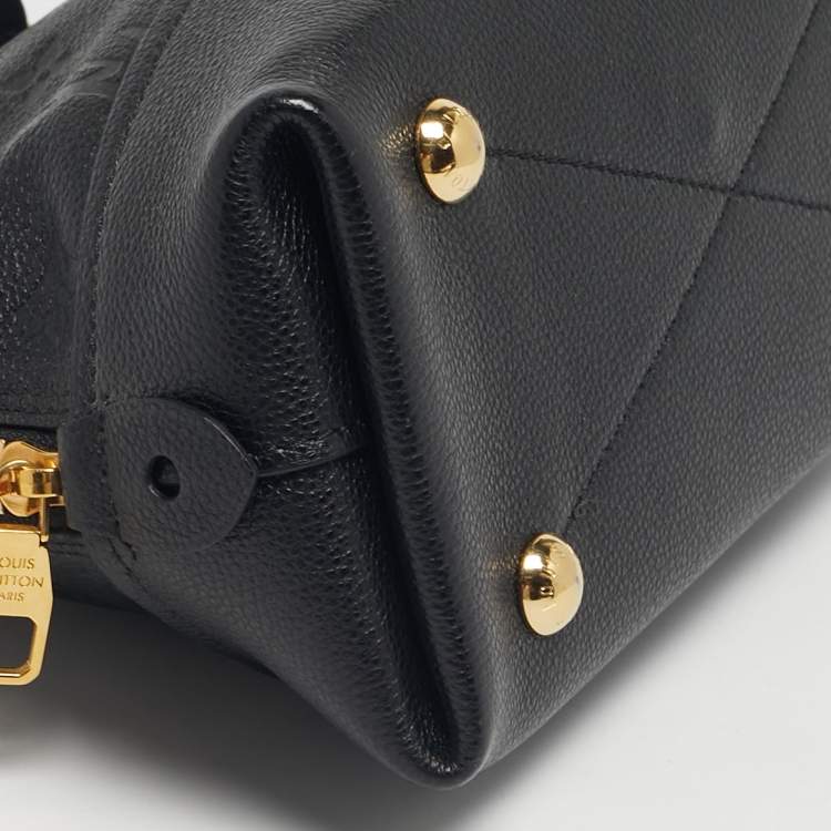 Pre Owned Louis Vuitton Black Monogram Empreinte Leather Neo Alma BB Bag