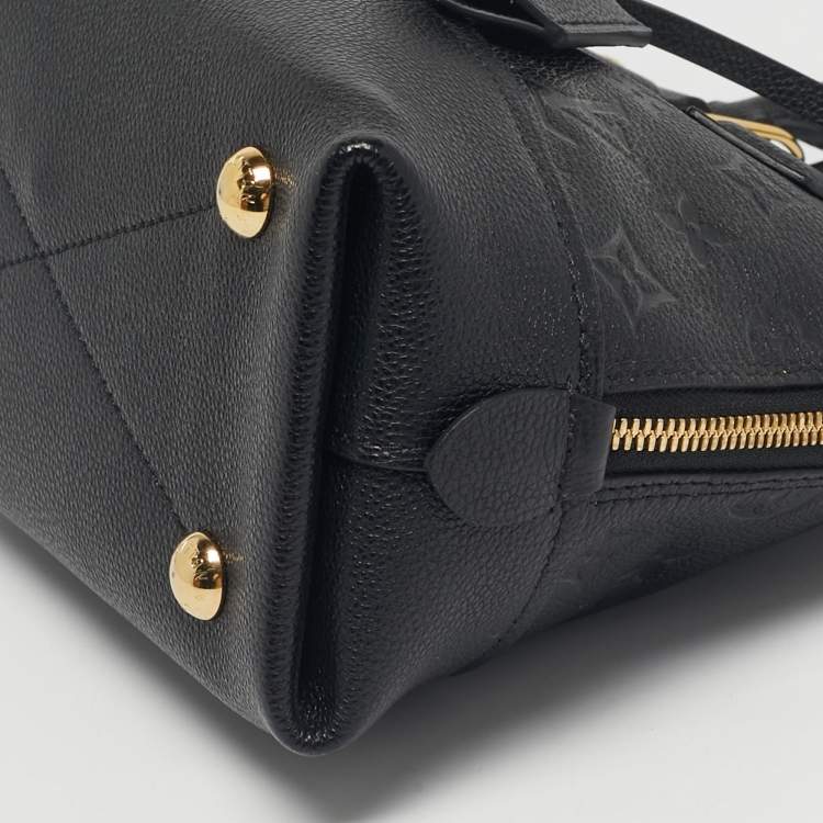 Pre Owned Louis Vuitton Black Monogram Empreinte Leather Neo Alma BB Bag