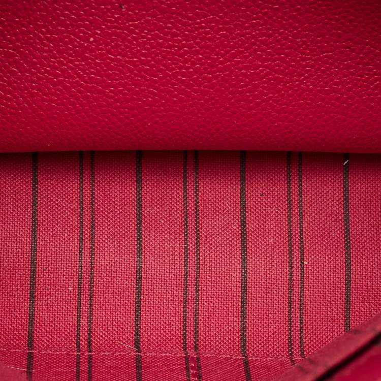 Pre Owned Louis Vuitton Aurore Monogram Empreinte Leather Montaigne BB Bag