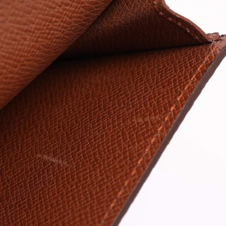 Pre Owned Louis Vuitton Monogram Canvas Bill Flap Wallet