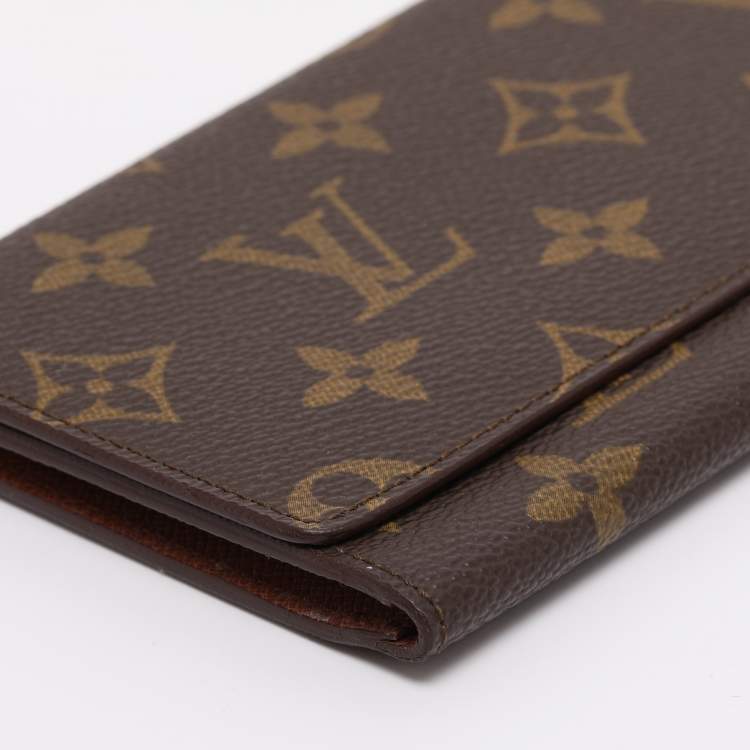 Pre Owned Louis Vuitton Monogram Canvas Bill Flap Wallet