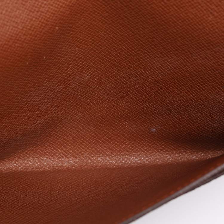 Pre Owned Louis Vuitton Monogram Canvas Bill Flap Wallet