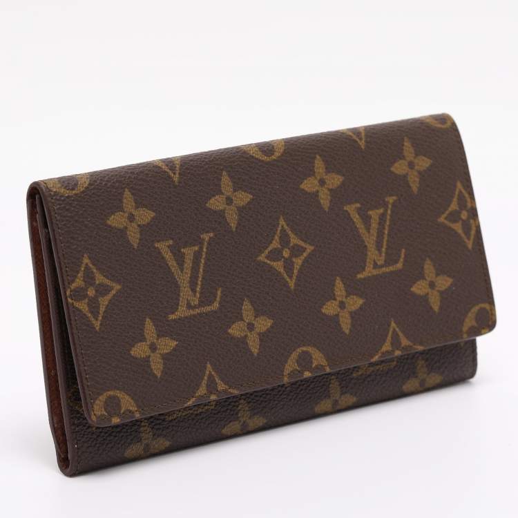 Pre Owned Louis Vuitton Monogram Canvas Bill Flap Wallet