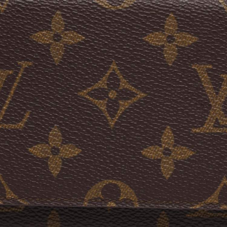 Pre Owned Louis Vuitton Monogram Canvas Bill Flap Wallet