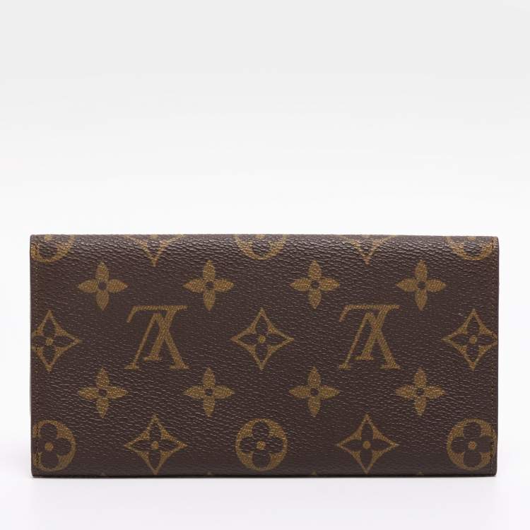Pre Owned Louis Vuitton Monogram Canvas Bill Flap Wallet