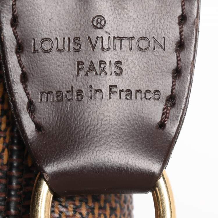 Pre Owned Louis Vuitton Damier Ebene Canvas Mini Pochette Accessoires Bag