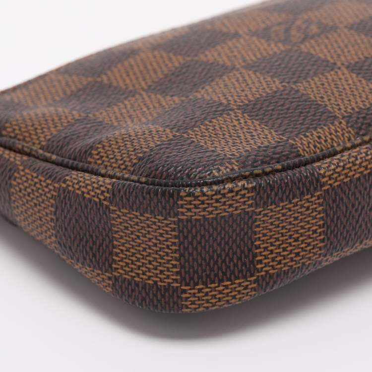 Pre Owned Louis Vuitton Damier Ebene Canvas Mini Pochette Accessoires Bag