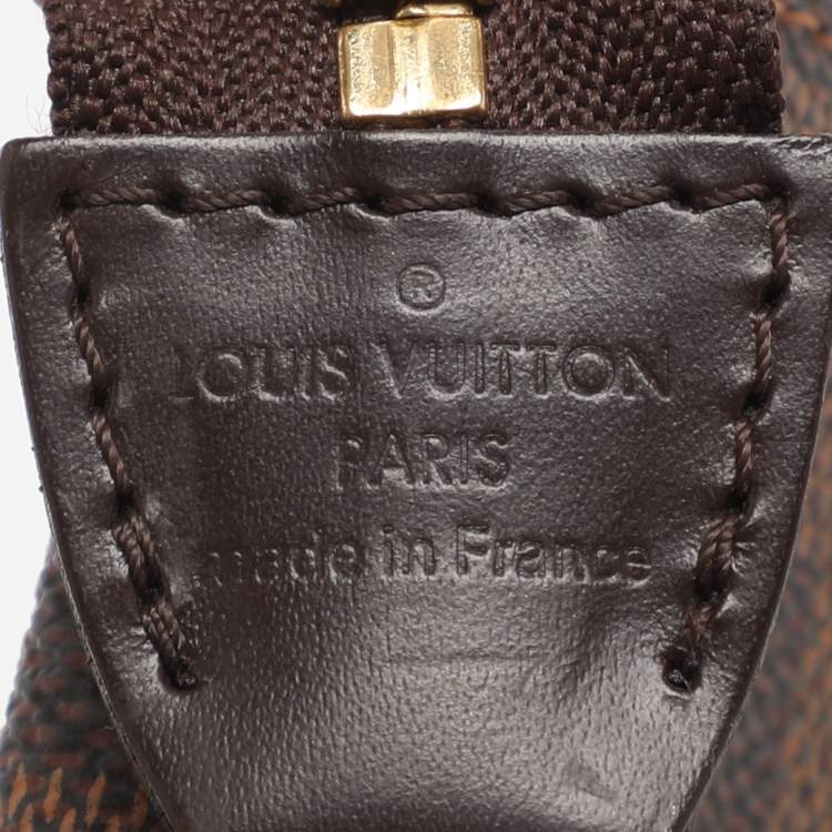 Pre Owned Louis Vuitton Damier Ebene Canvas Mini Pochette Accessoires Bag