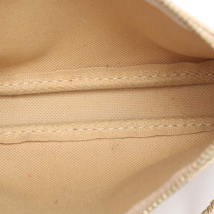 Pre Owned Louis Vuitton Damier Azur Canvas Mini Pochette Accessoires