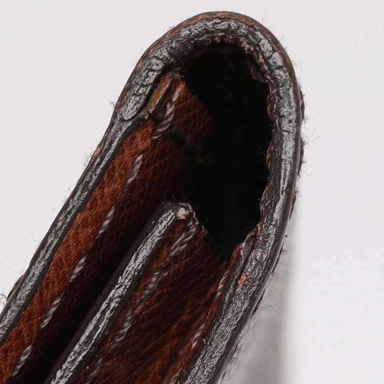 Pre Owned Louis Vuitton Monogram Canvas Bifold Long Wallet