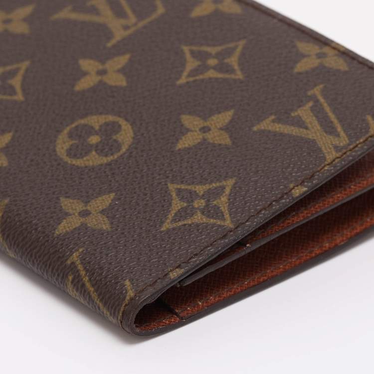 Pre Owned Louis Vuitton Monogram Canvas Bifold Long Wallet