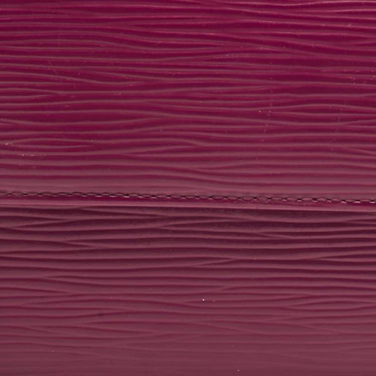 Pre Owned Louis Vuitton Fuchsia Epi Leather Sarah Wallet