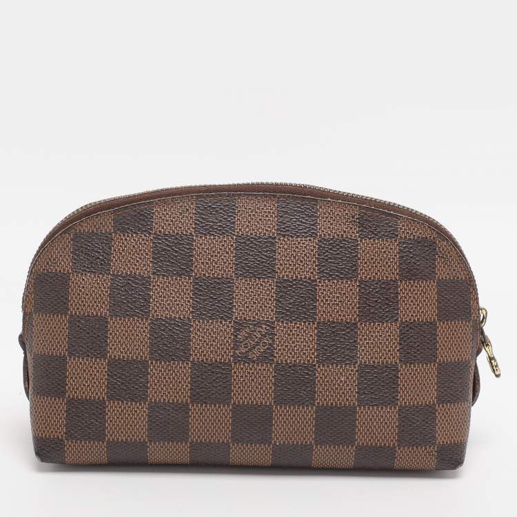 Pre Owned Louis Vuitton Damier Ebene Canvas Cosmetic Pouch