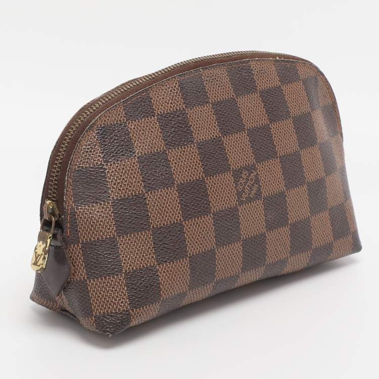 Pre Owned Louis Vuitton Damier Ebene Canvas Cosmetic Pouch