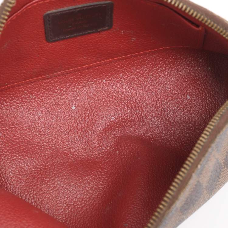 Pre Owned Louis Vuitton Damier Ebene Canvas Cosmetic Pouch
