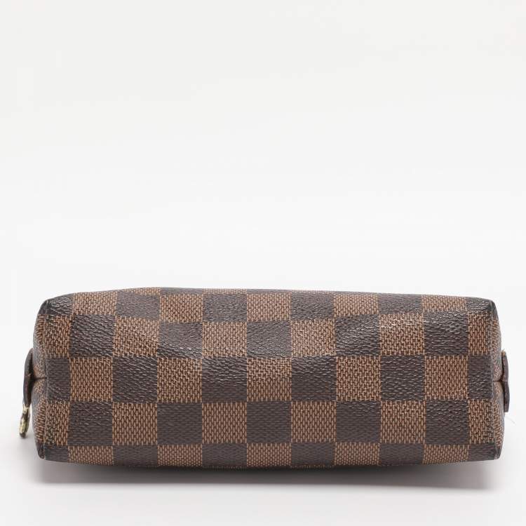 Pre Owned Louis Vuitton Damier Ebene Canvas Cosmetic Pouch