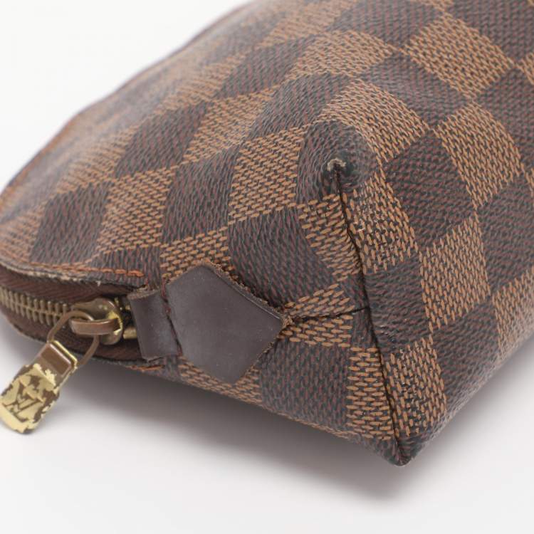 Pre Owned Louis Vuitton Damier Ebene Canvas Cosmetic Pouch