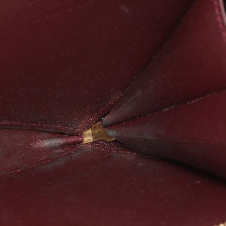 Pre Owned Louis Vuitton Vernis Leather Limited Edition Stephen Sprouse Heart Coin Purse