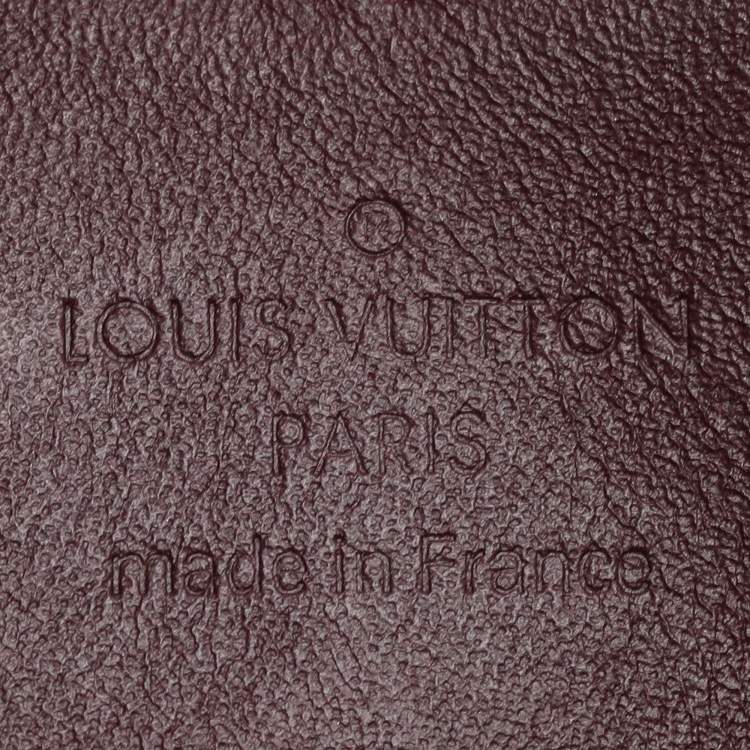 Pre Owned Louis Vuitton Vernis Leather Limited Edition Stephen Sprouse Heart Coin Purse