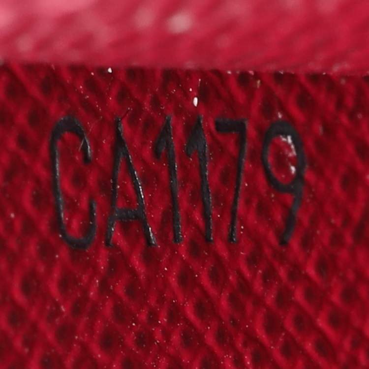 Pre Owned Louis Vuitton Fuchsia Monogram Canvas Card Holder