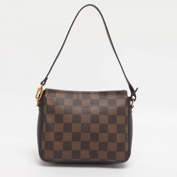 Pre Owned Louis Vuitton Damier Ebene Trousse Pochette Bag
