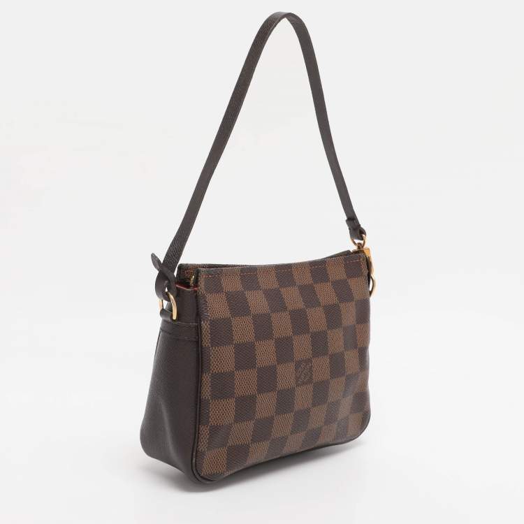 Pre Owned Louis Vuitton Damier Ebene Trousse Pochette Bag
