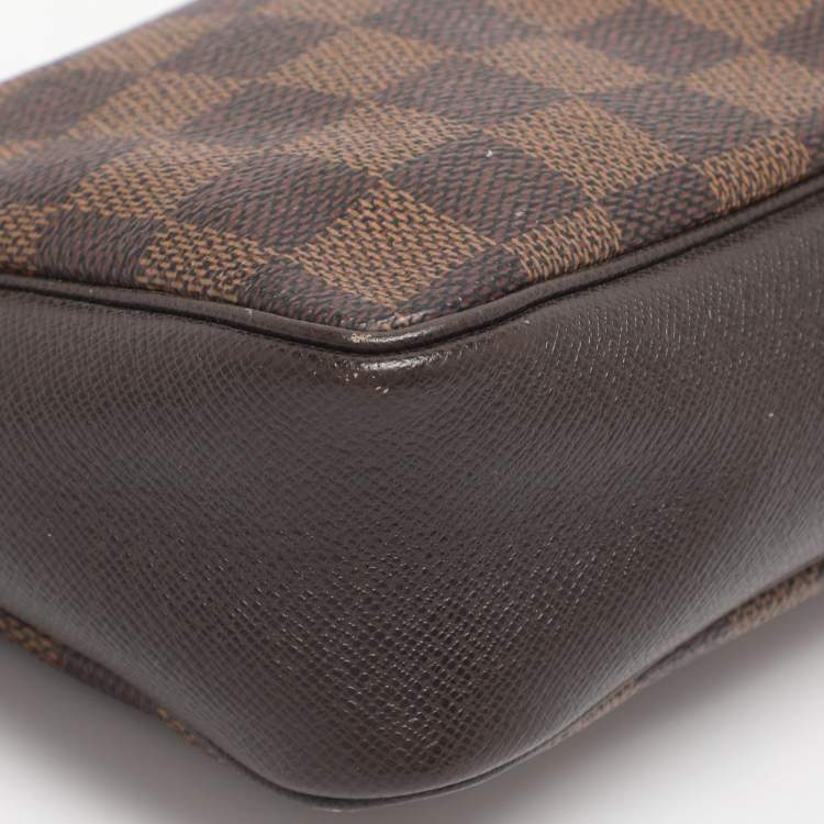 Pre Owned Louis Vuitton Damier Ebene Trousse Pochette Bag
