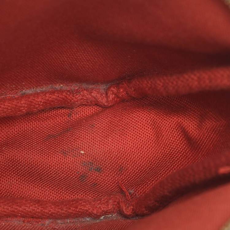 Pre Owned Louis Vuitton Damier Ebene Trousse Pochette Bag