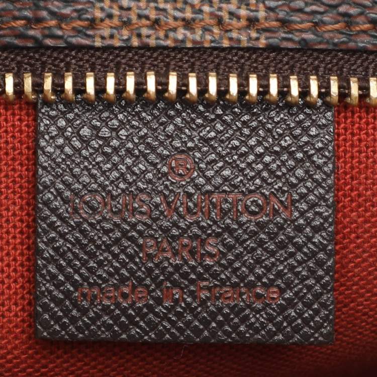 Pre Owned Louis Vuitton Damier Ebene Trousse Pochette Bag