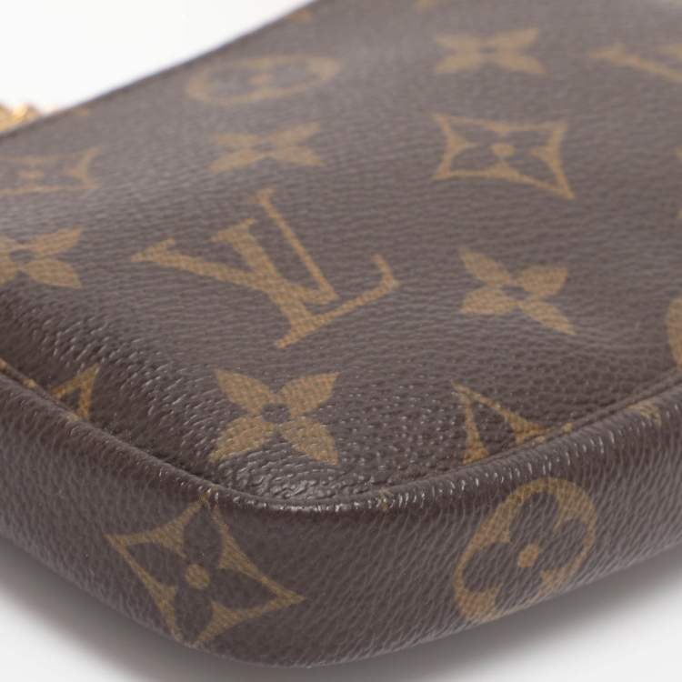 Pre Owned Louis Vuitton Monogram Canvas Mini Pochette Accessoires