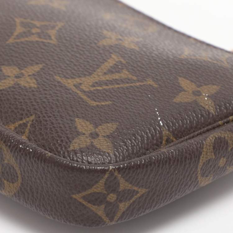 Pre Owned Louis Vuitton Monogram Canvas Mini Pochette Accessoires
