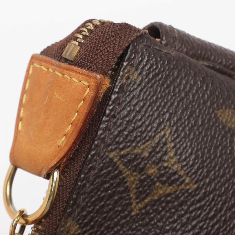 Pre Owned Louis Vuitton Monogram Canvas Mini Pochette Accessoires