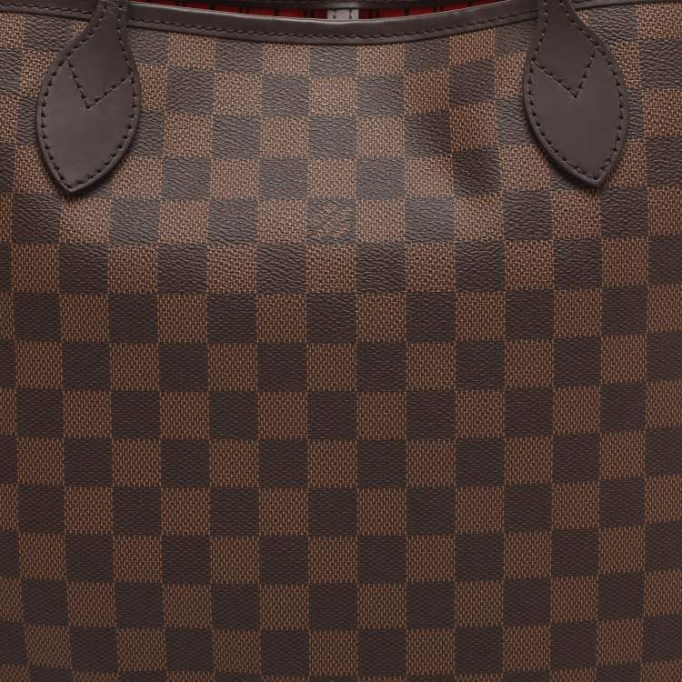 Pre Owned Louis Vuitton Damier Ebene Canvas Neverfull MM Bag