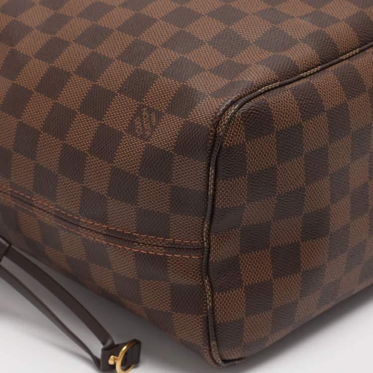 Pre Owned Louis Vuitton Damier Ebene Canvas Neverfull MM Bag