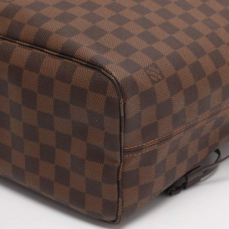 Pre Owned Louis Vuitton Damier Ebene Canvas Neverfull MM Bag